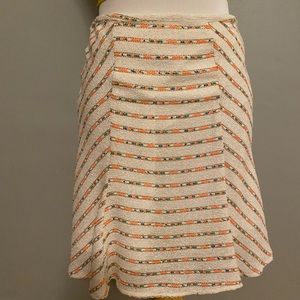 Anthropologie skirt unique with stunning design